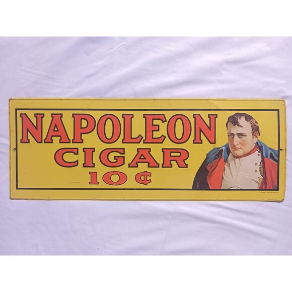 Metal Signs From 1974 Sold Individually Napoleon Cigar Clover Leaf Thelma 7x19 - Picture 2 of 4
